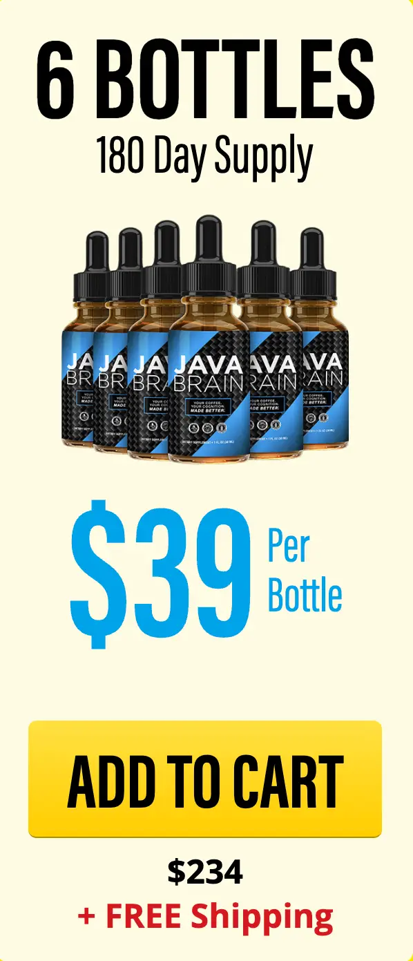 Java Brain Buy 6 Bottles